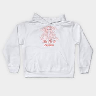 Take me to the mountains Kids Hoodie